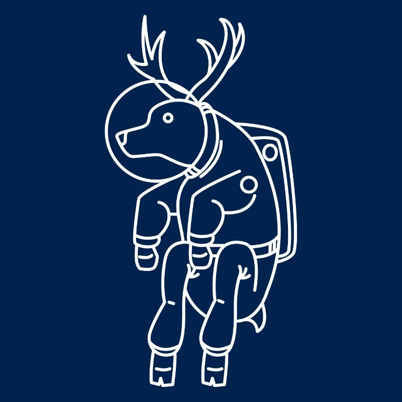 Astronaut moose gift deer space space flight