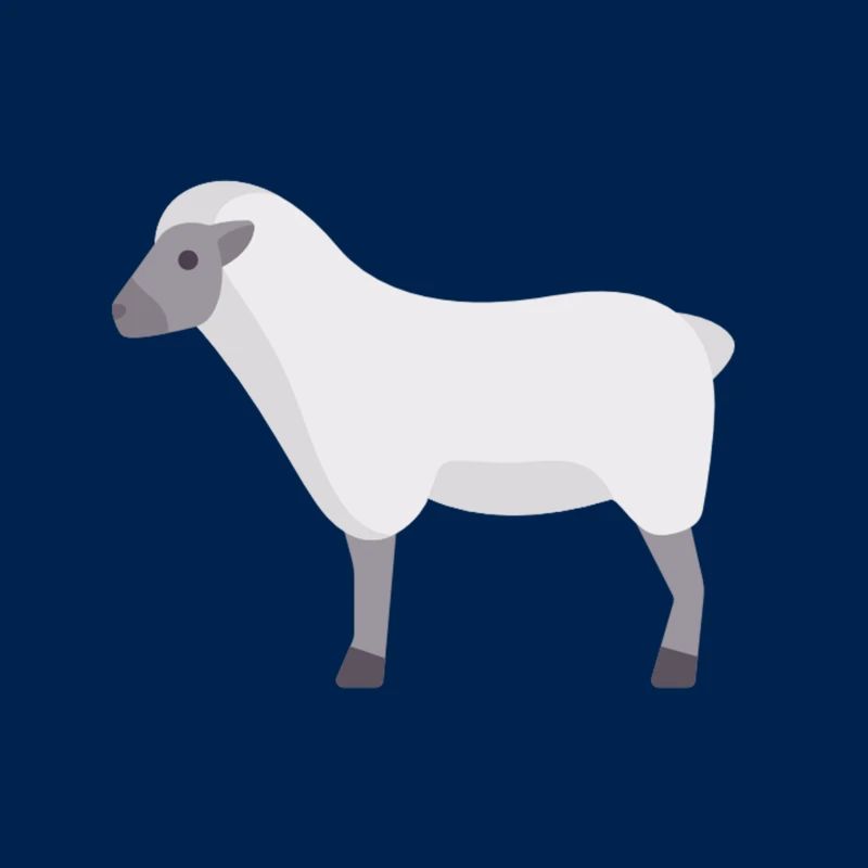 white cloud sheep