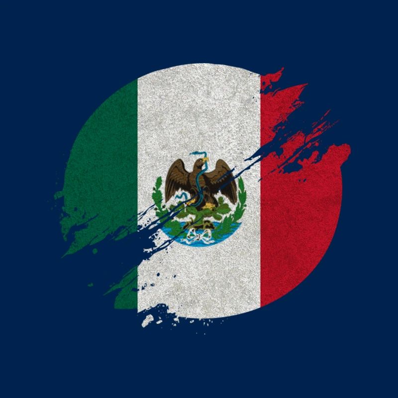 Mexique cercle / cadeau de drapeau