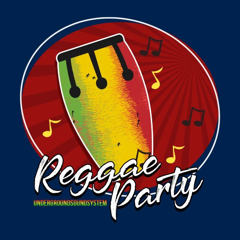 Fête Reggae Drum Tee