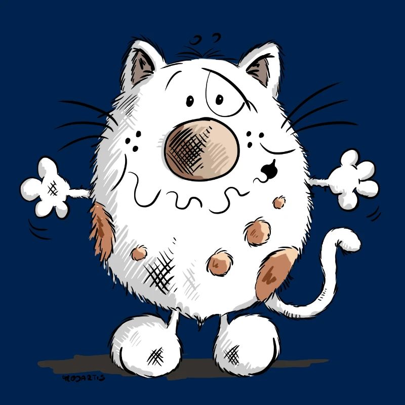 Mignon chat comique