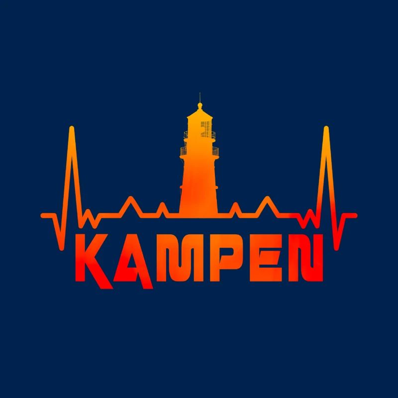 Kampen lighthouse design / gift idea