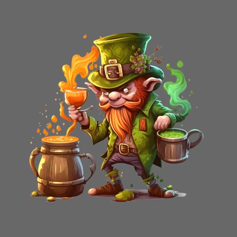 Grinning Leprechaun Goblin