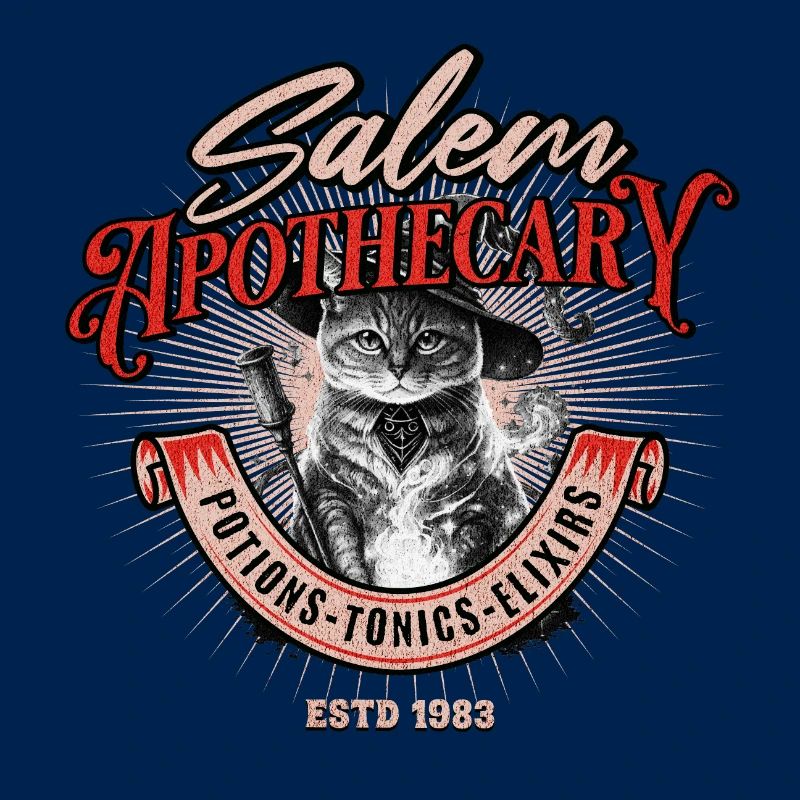 Salem Apothecary Wizard Cat