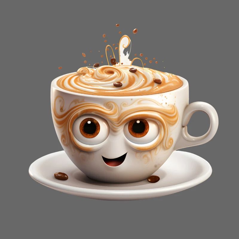 Süße Kaffeetasse