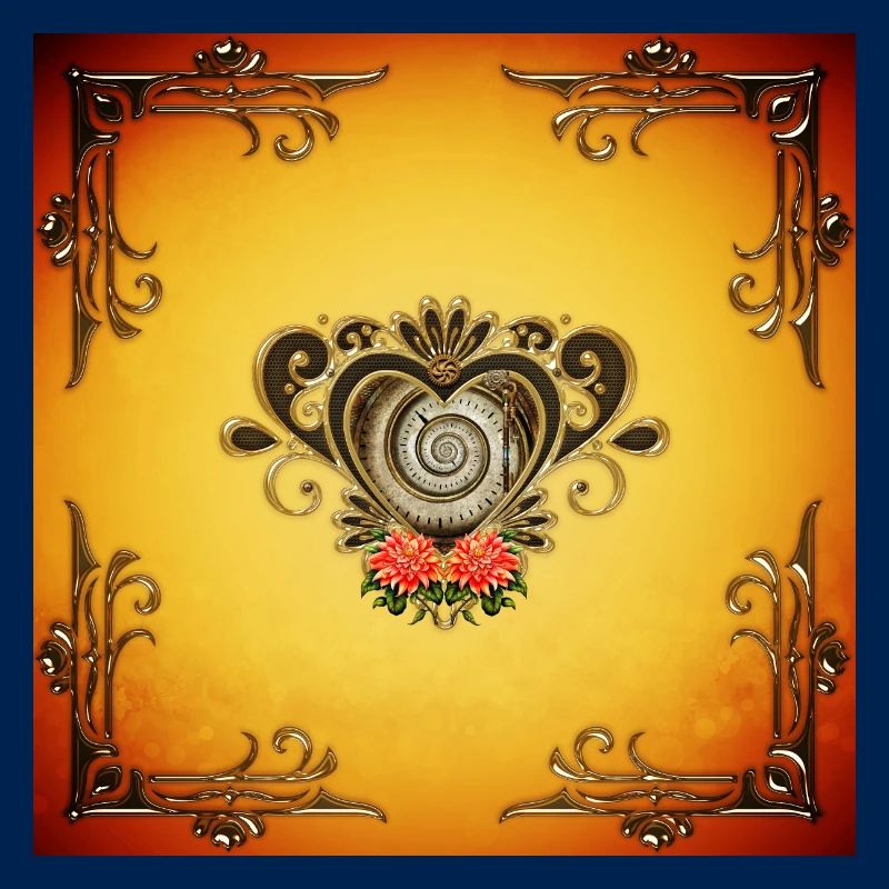 Wunderbares Steampunk-Herz