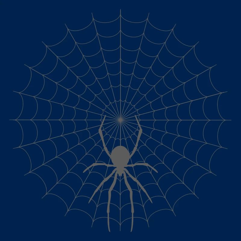 Silhouette de toile d’araignée