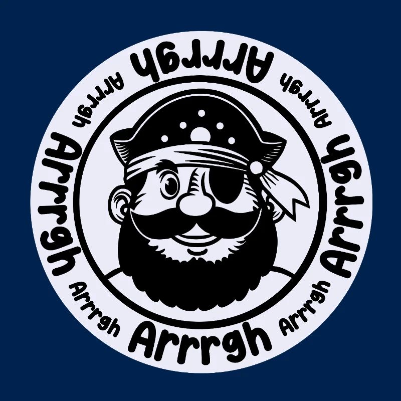 Drôle de pirate avec cache-œil