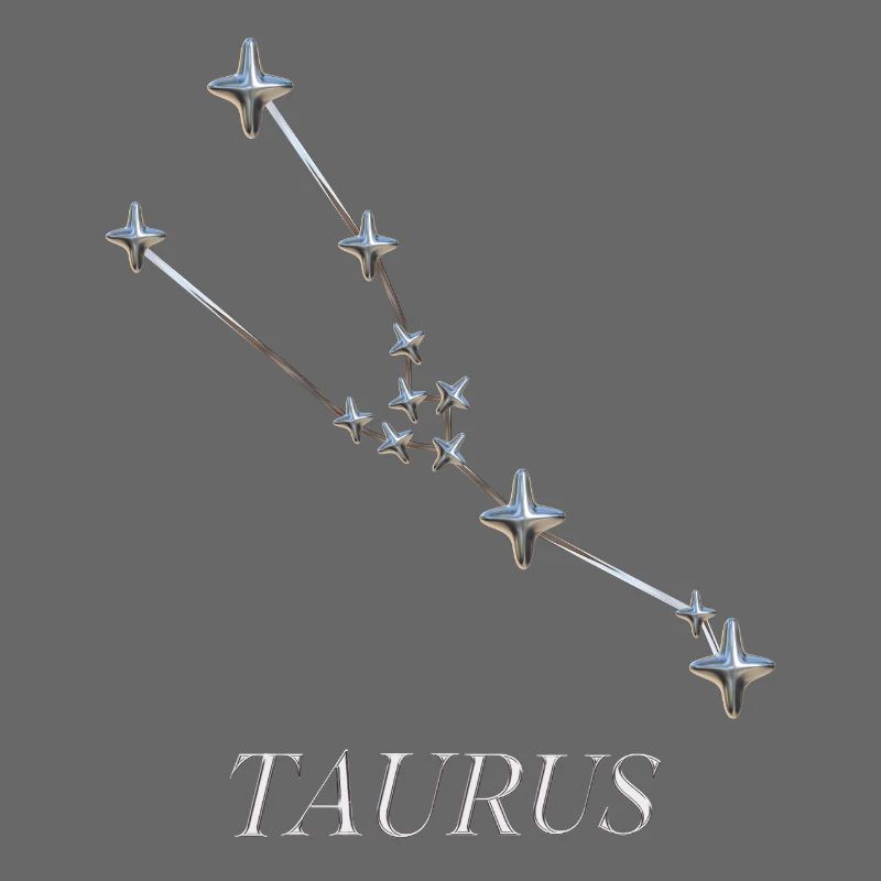 Taurus Constellation – Minimalist Silver Constellation