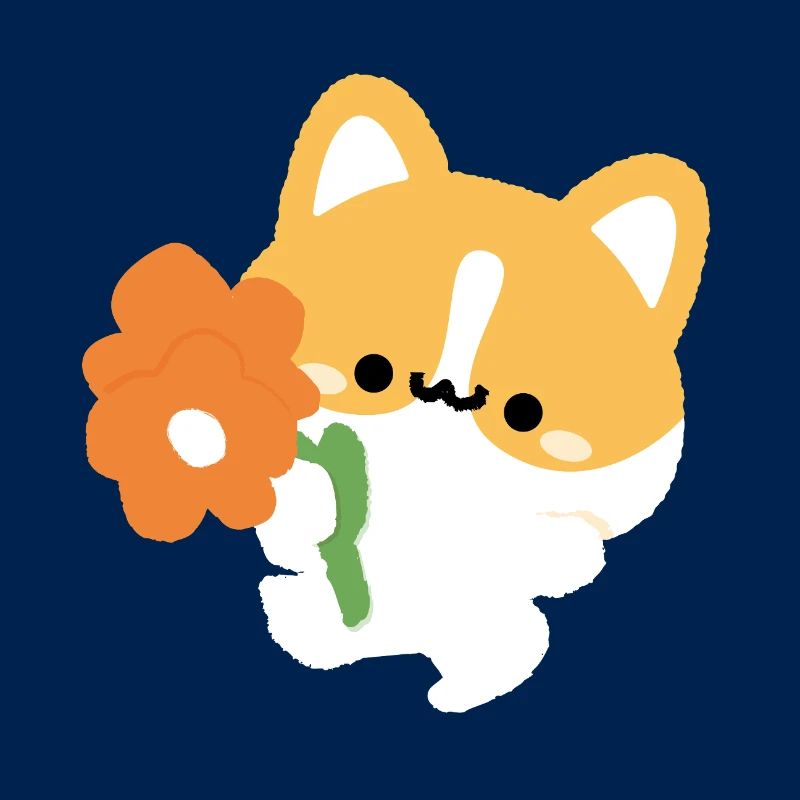 Romantischer Corgi
