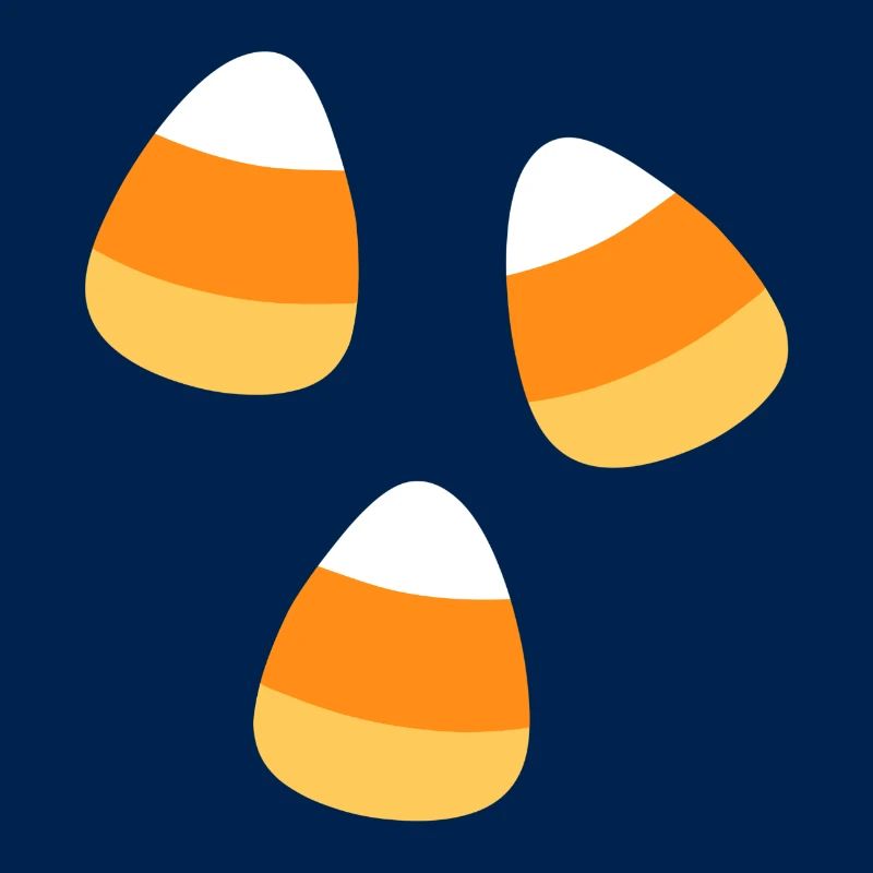 Candy Corn Halloween Muster