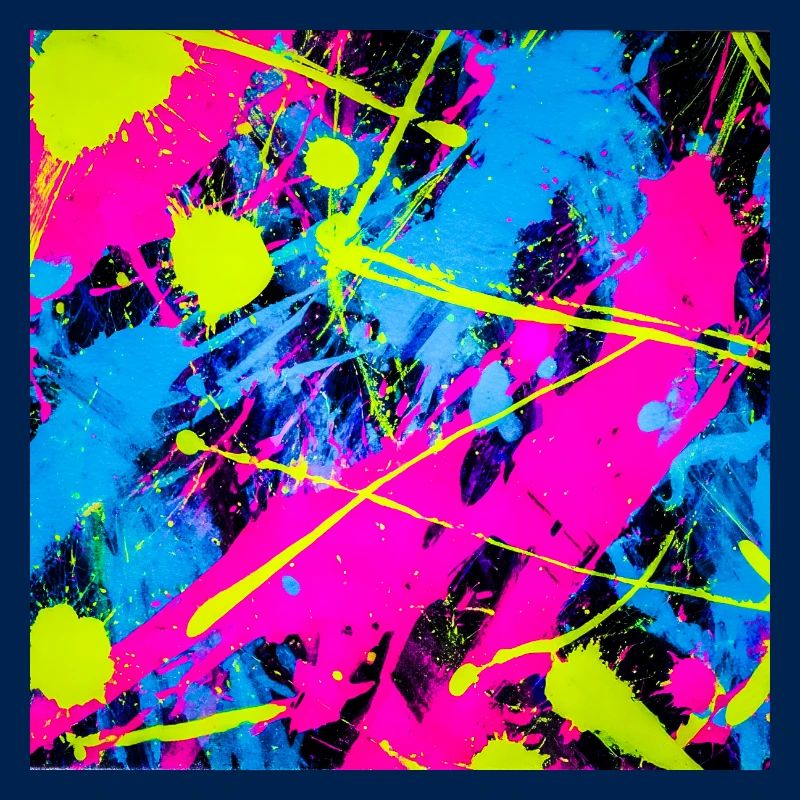 Abstrakter Neonfarbfleck