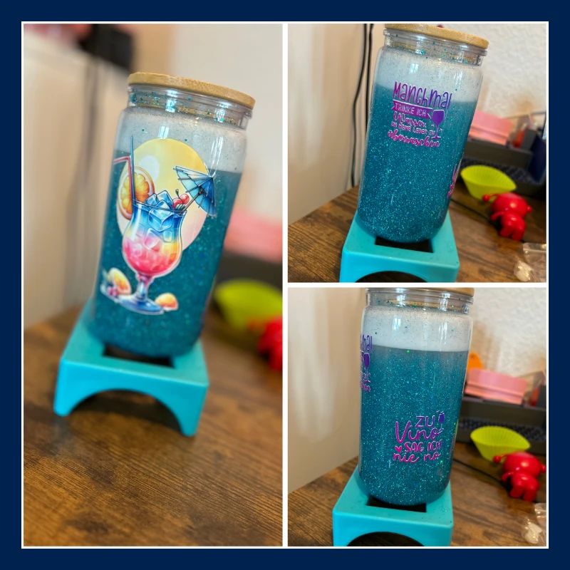 Glitzerbecher