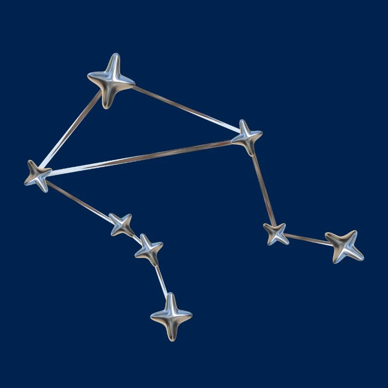 Libra Sternbild – Metallic Zodiac