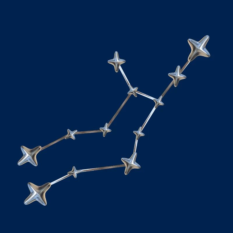 Constellation de la Vierge à l’aspect métallisé