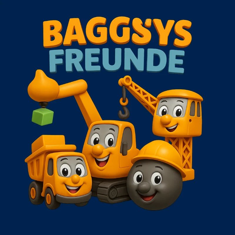 Baggys Baugeräte Kinderdesign