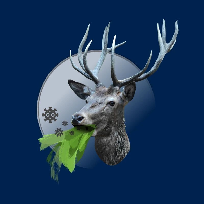 Deer vomits Corona viruses