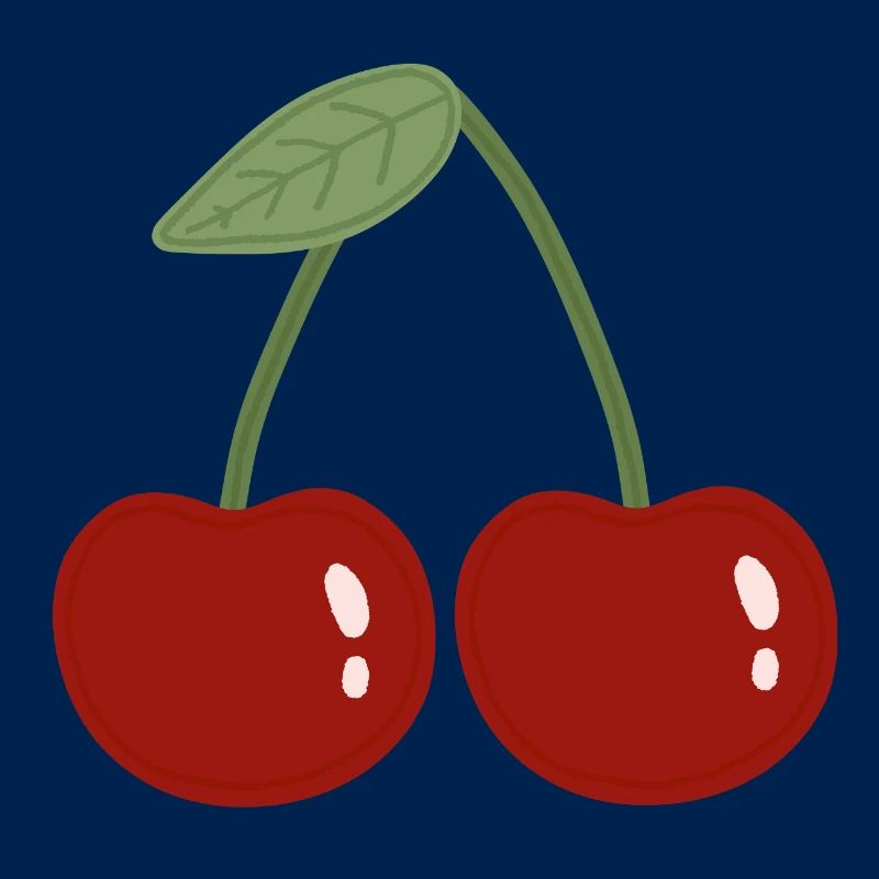 Zwillingskirsche Illustration