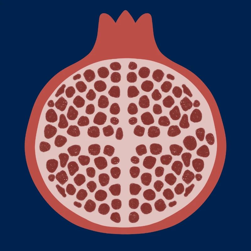 Pomegranate Half