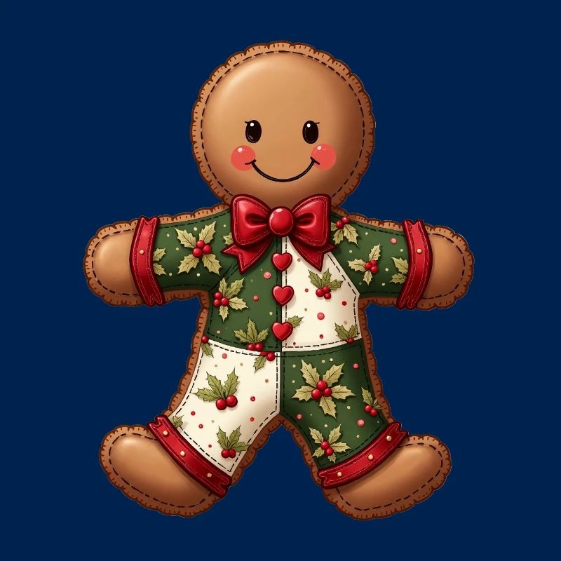 Gingerbread Weihnachtsmotiv Patchwork