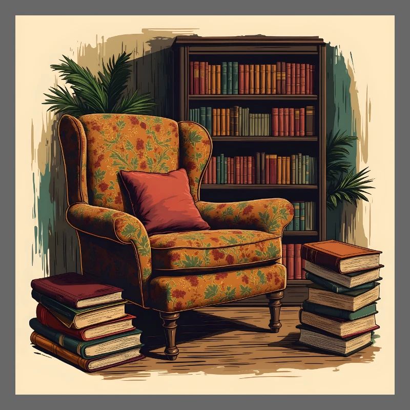 Chaise de lecture confortable