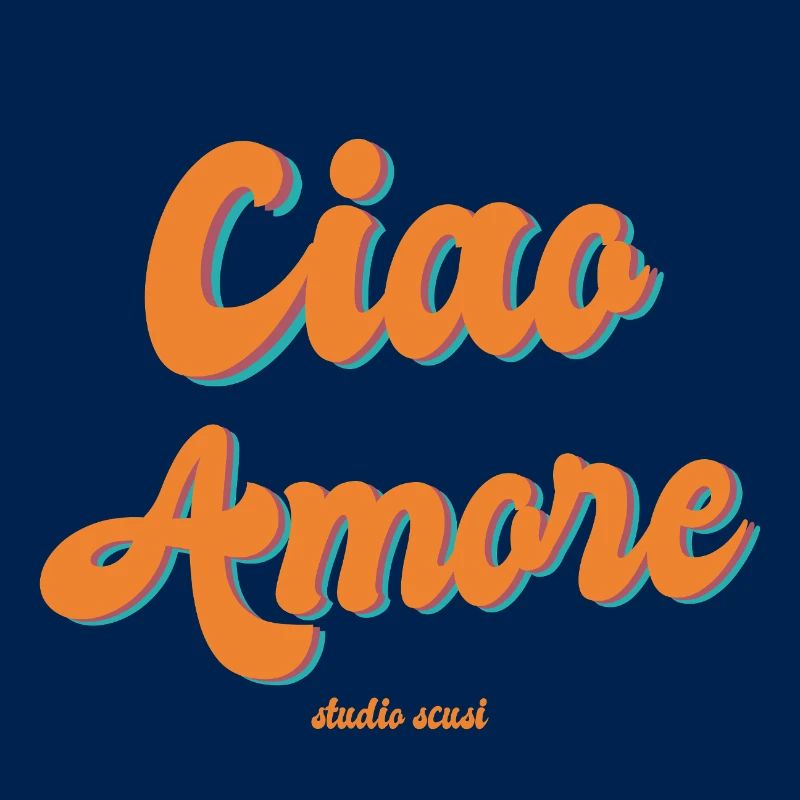 Ciao Amore Retro Typografie