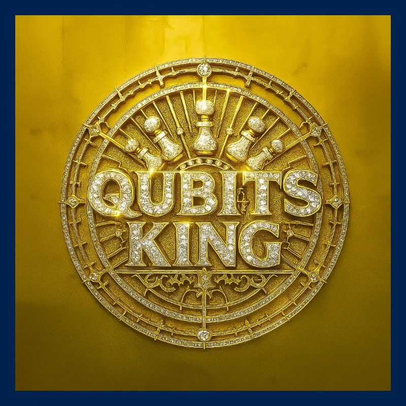 Conception de la pièce d’or Qubits King