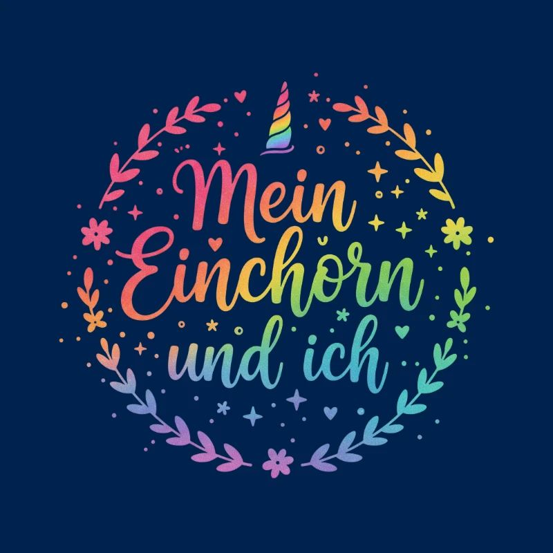 Mein Einhorn und ich Regenbogenkreis