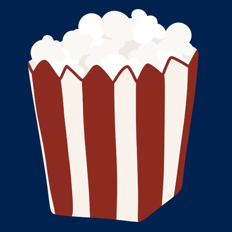 Seau à pop-corn Illustration rétro
