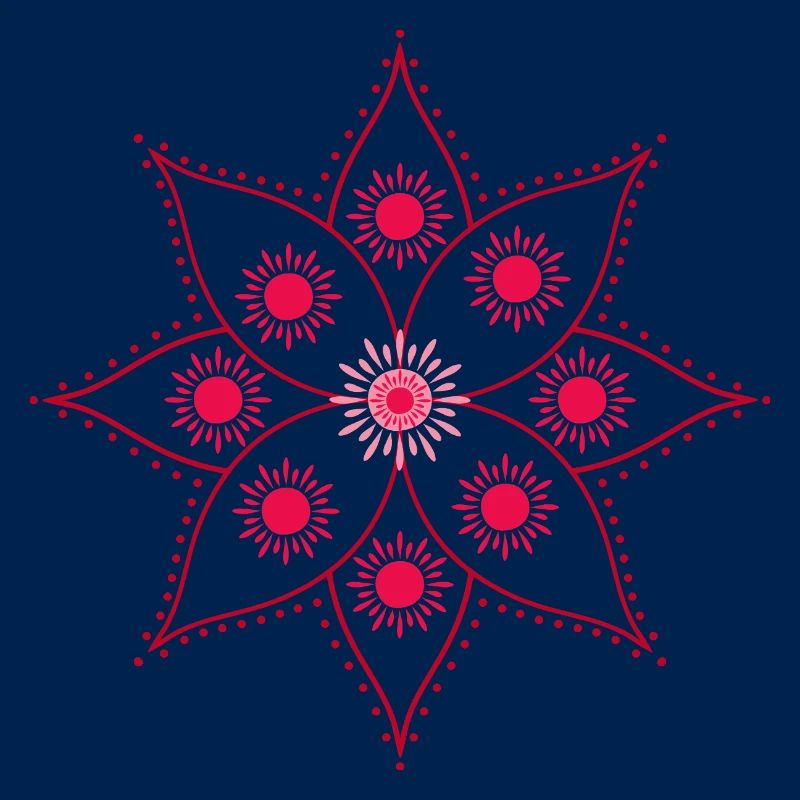 Mandala-Rosette Intensives Rosa