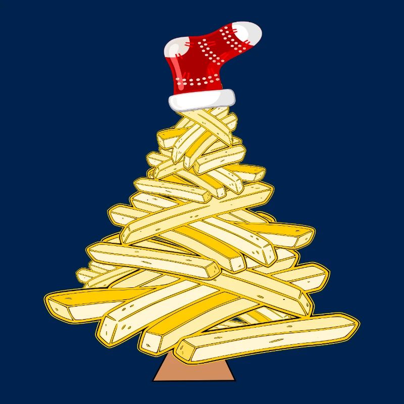 Weihnachtsbaum-Pommes