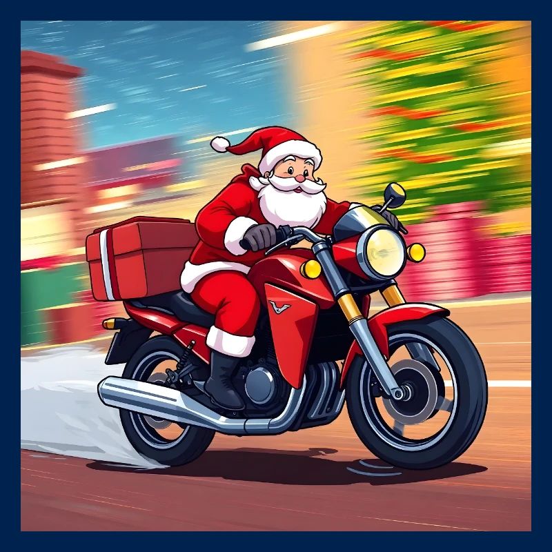 Le renne le plus rapide du Père Noël