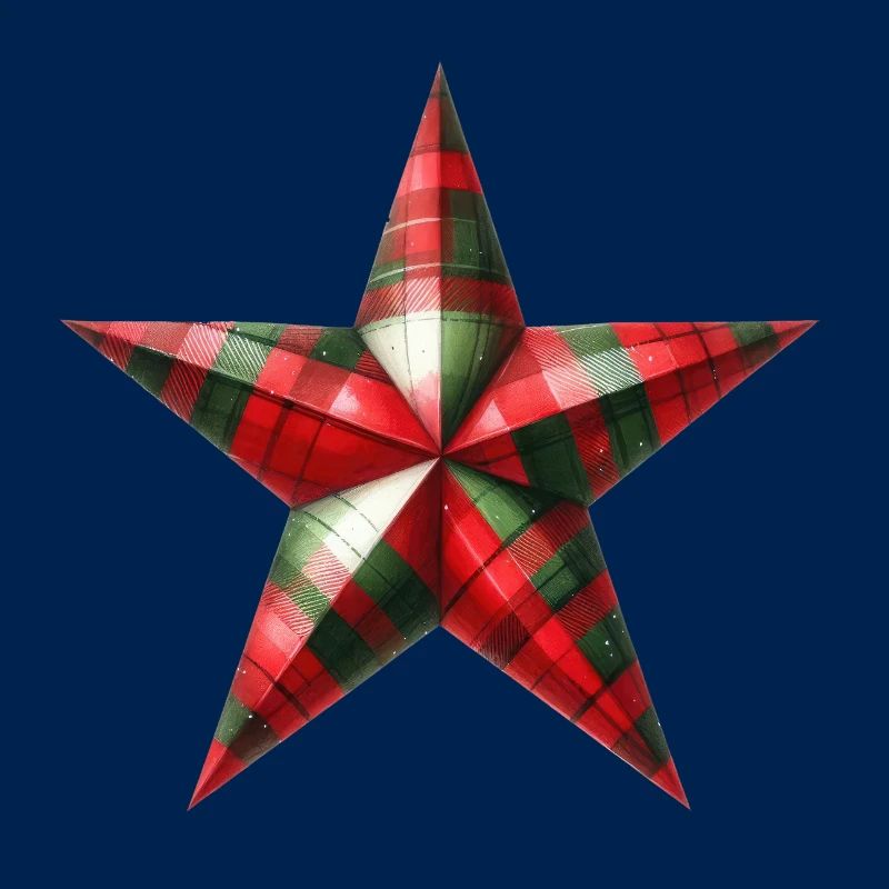 Weihnachtsstern-T-Shirt-Design