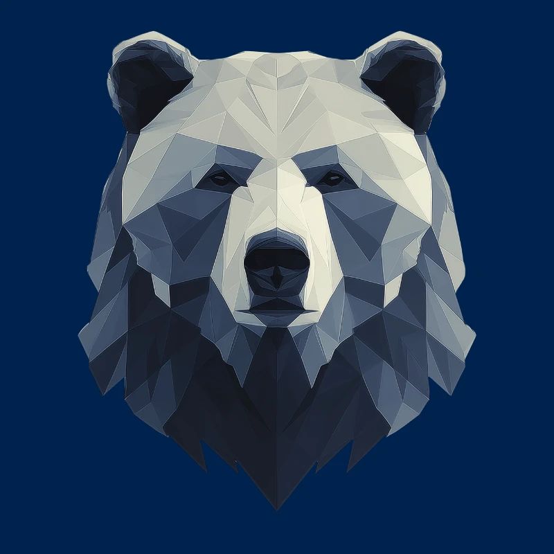 Bear Head, Strong Bear Design, Power Symbol