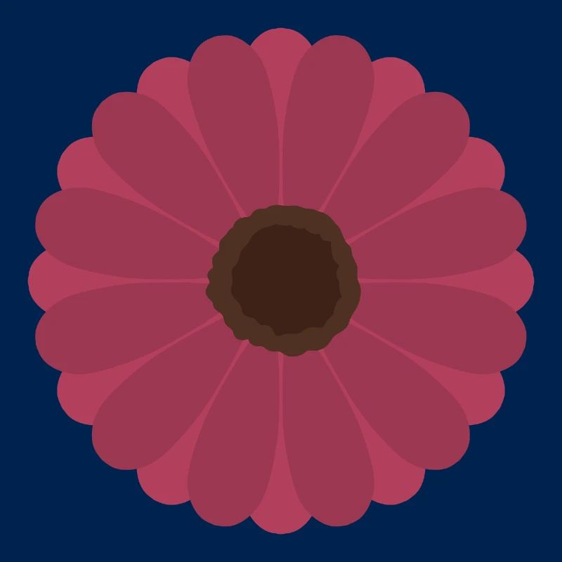 Pink Gerbera Bloom Pattern