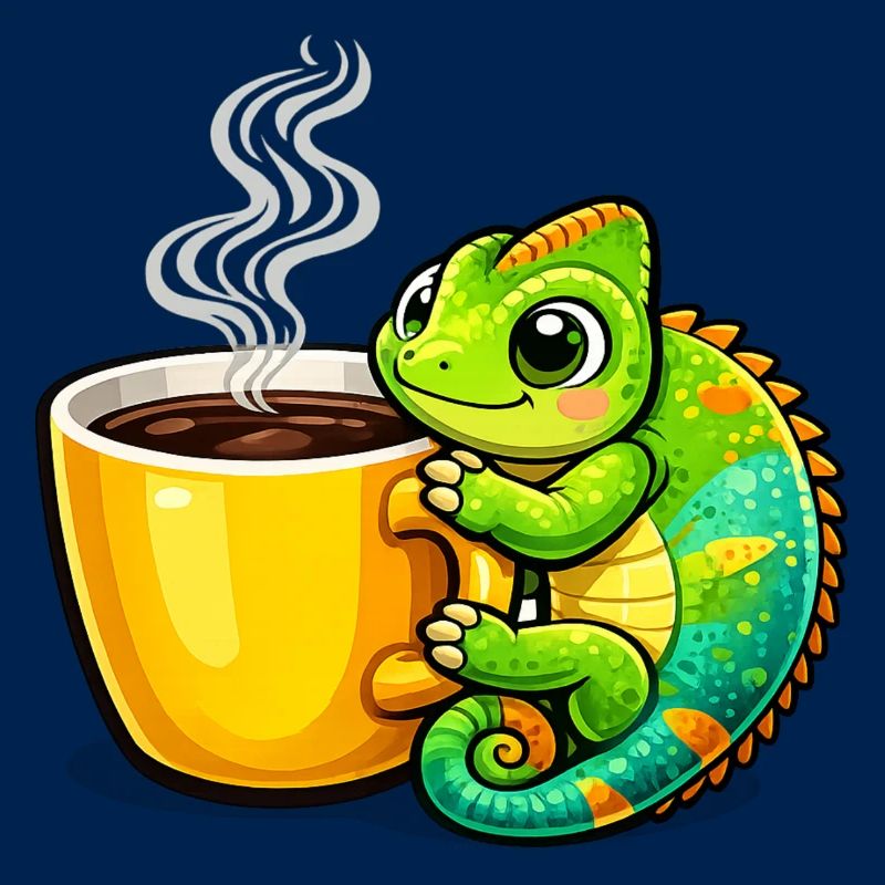 Kaffee Drache Kuscheln