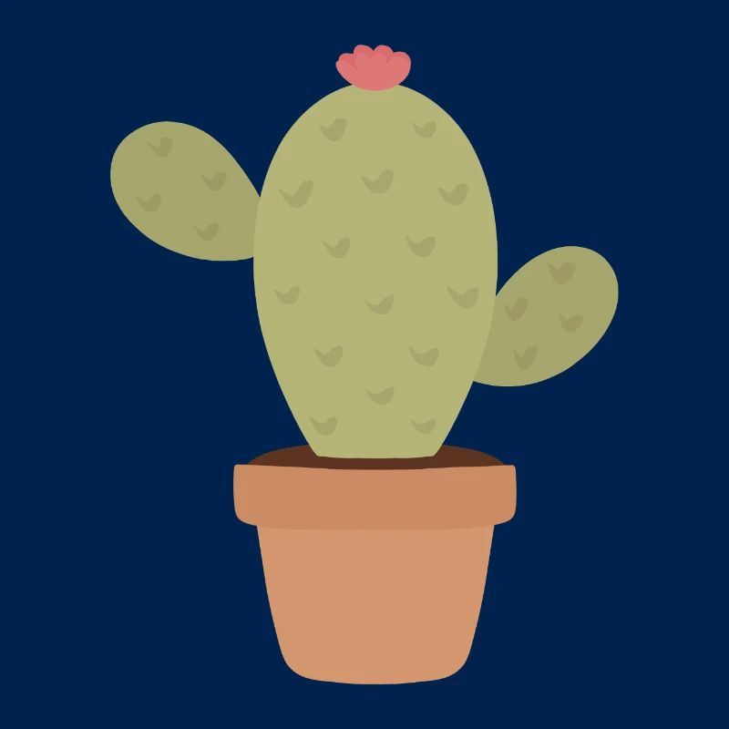 Charme de cactus dans le pot Pop minimal