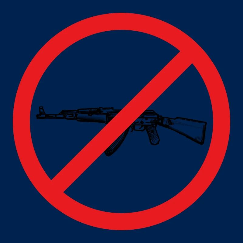 Signe de paix d’interdiction d’armes - Illustration
