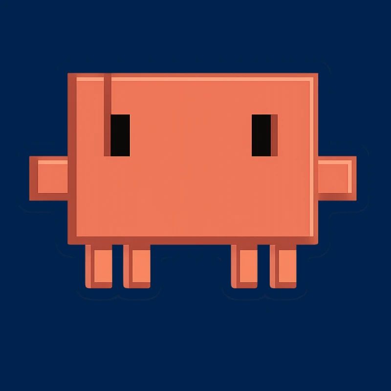 Claude Code Pixel AI Maskottchen-Entwickleraufkleber