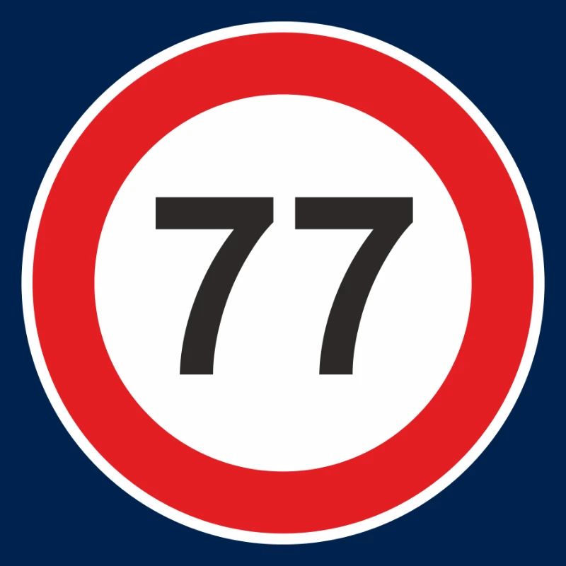 77. siebenundsiebzig Jahre Geschenk Überraschung