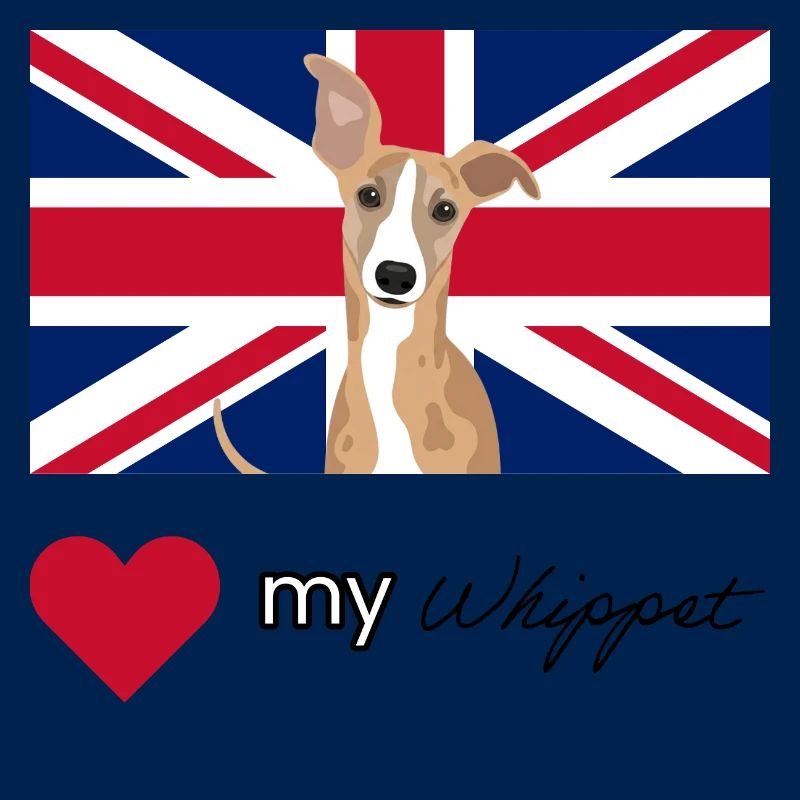 LUVMYWHIPPET (Schwarz)