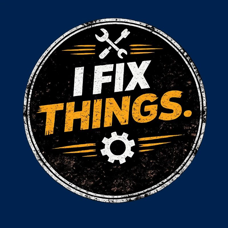 I Fix Things Mechanic Logo