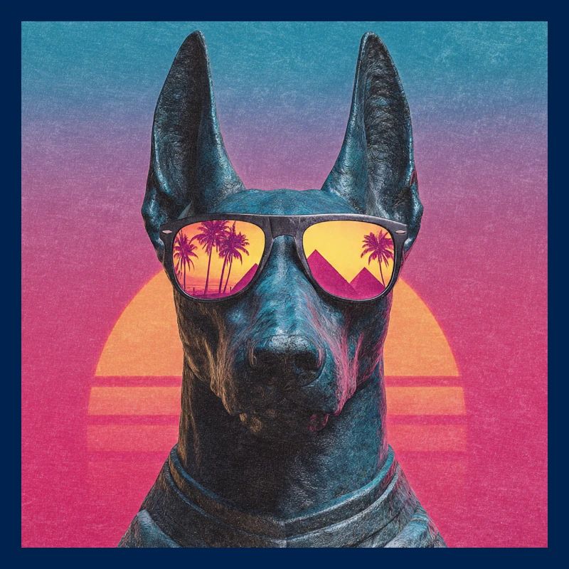 Anubis Synthwave - Gott auf Urlaub