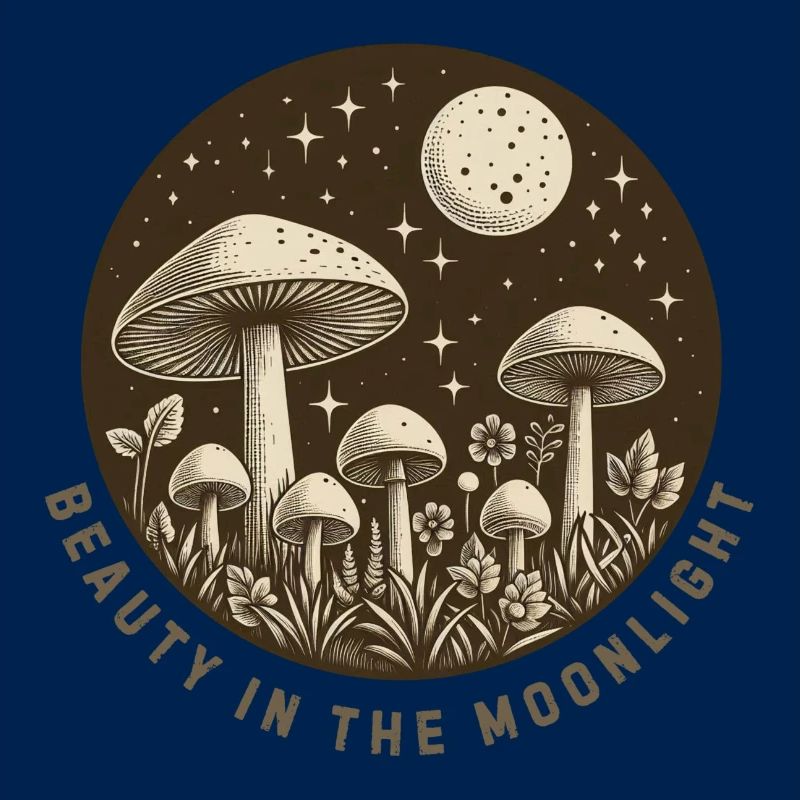 Champignons au clair de lune