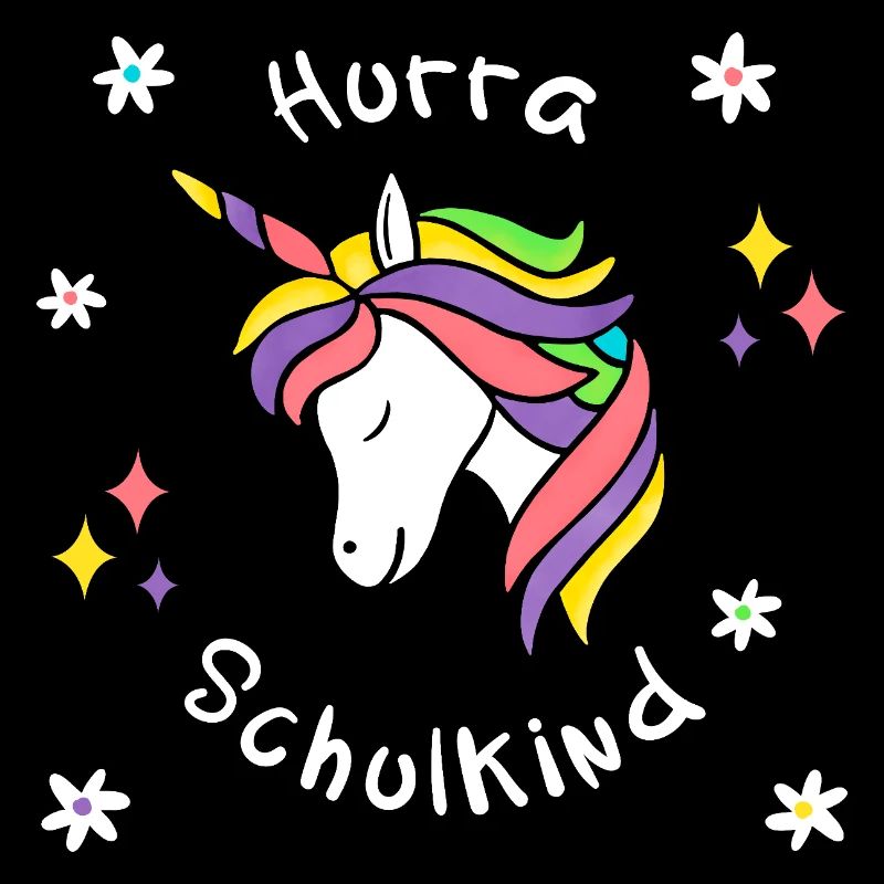 SCHULKIND Einhorn Einschulung