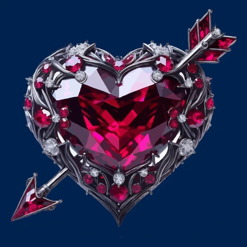 Ruby heart