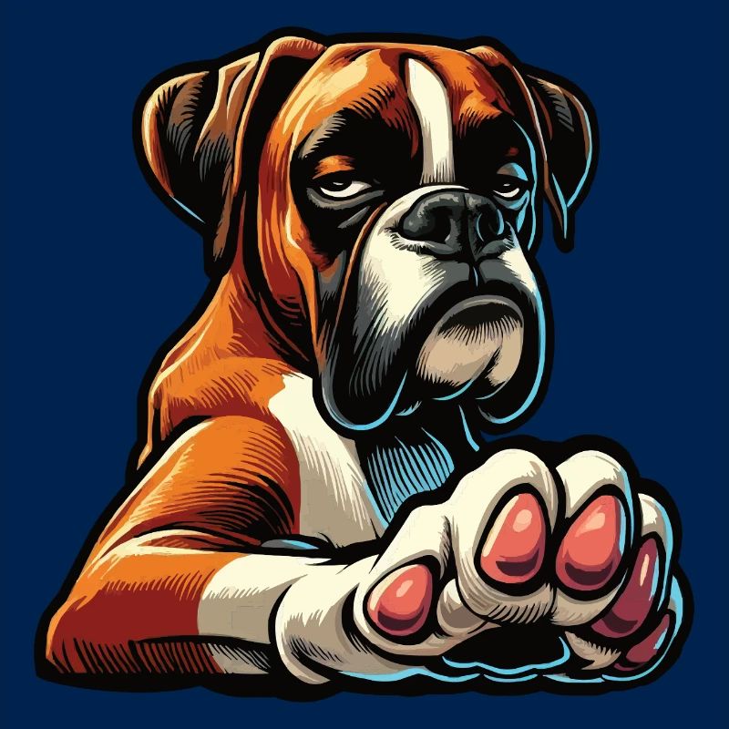 Boxer Boxer Porte-boxeurs Boxer Chien Boxer Propriétaire de boxer Fan boxer