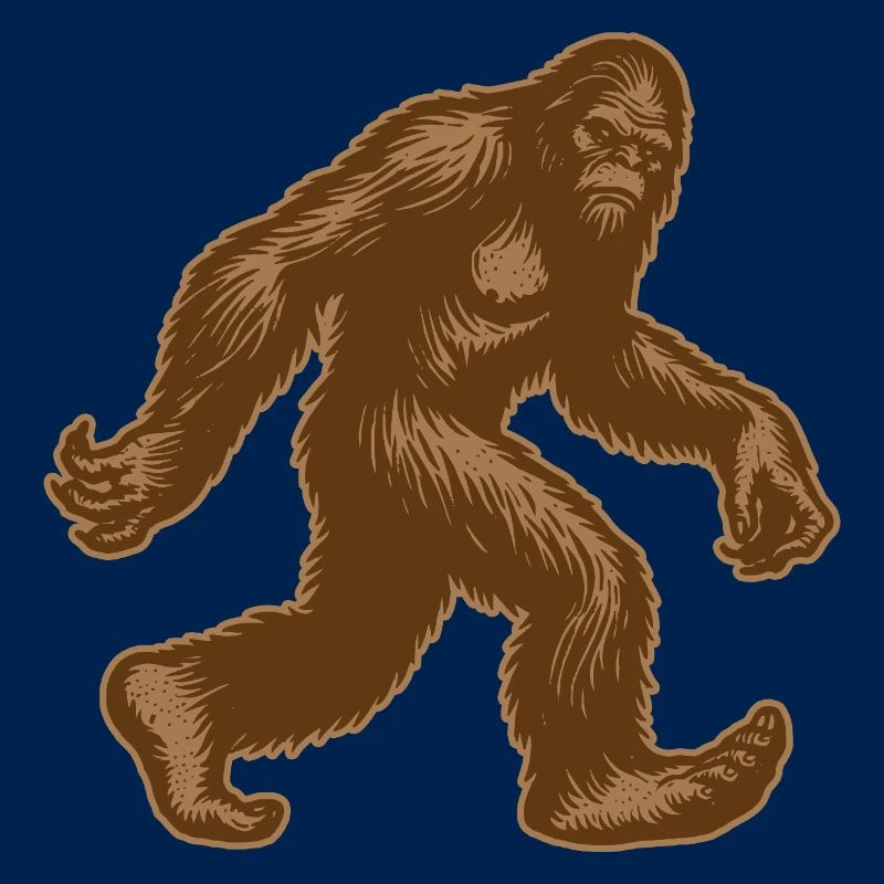 Sasquatch Bigfoot Walking 
