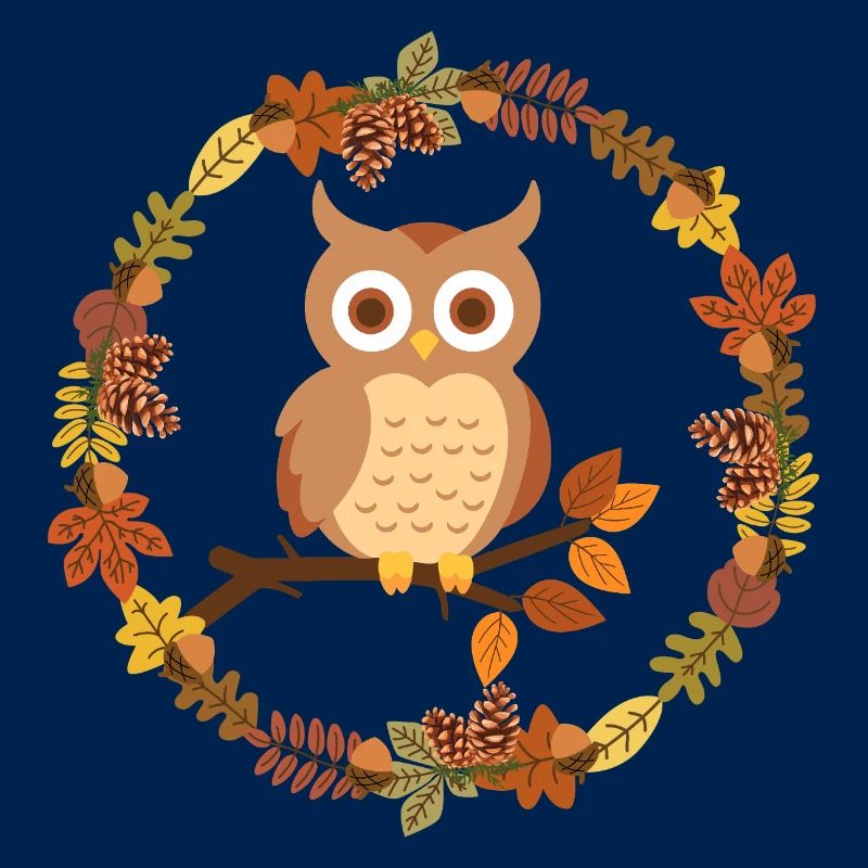 Herbstliche Eulenkranz 