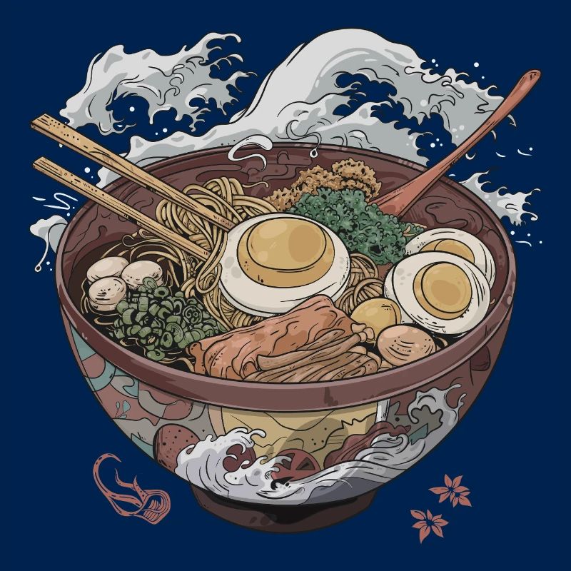 Große Schüssel Ramen